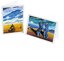 Erich Kraft Kunst-klappkarten im Geschenkkarton