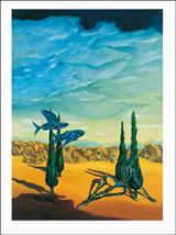 Bild: Kunstpostkarten von Erich Kraft. Titel: Vergänglichkeit der Gänseblümchen