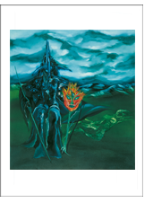 Bild: Erich Kraft, Kunstpostkarten. Titel: Justitia