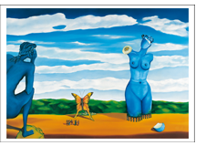 Bild: Erich Kraft, Kunstpostkarten. Titel:  Taraxacum