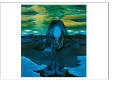 Bild: Erich Kraft, Kunstpostkarten. Titel:  Erinnerung an die 
 Versuchung