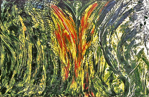 Bild: Erich Kraft - Ohne Titel, Abstrakter Surrealismus