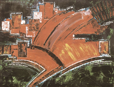 Bild: Erich Kraft - Ohne Titel,Erich Kraft, Abstrakter Surrealismus