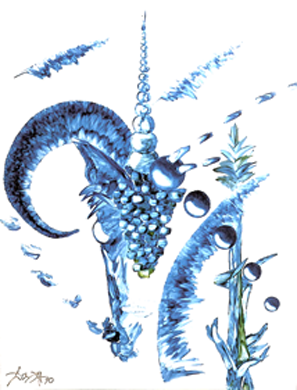 Bild: Erich Kraft -  Widder und Einhornl