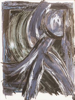 Erich Kraft - Ohne Titel Abstrakter Surrealismus