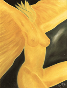 Erich Kraft - Blumenmetamorphose in Gelb II