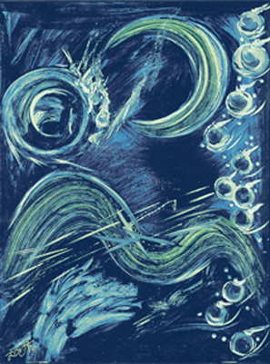 Erich Kraft, Romantischer Surrealismus, Bildname: Ohne Titel