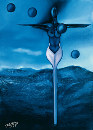 Erich Kraft - Seltsame Lotusblüte im Zyklus der Monde