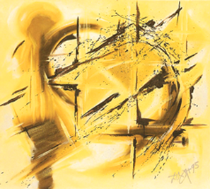 Erich Kraft - Energie in Gelb