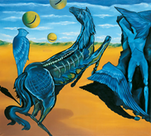 Erich Kraft -Pegasus verliert seine Flügel beim Anblick unerklärlicher Glocken aus einer anderen Dimension 