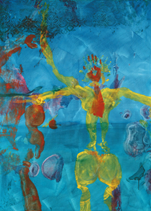  Erich Kraft –   Print on – karibische Eva 2