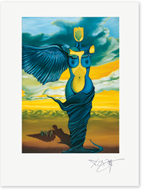 Das ist der Link zum Kunstdruck Erich Kraft, Die  Erscheinung des surrealistischen Engels I