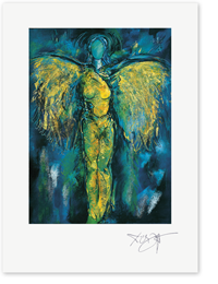 Link zu  Erich Kraft Kunstdruck:Die erneiute erscheinung des surrialistioschen Rngels III