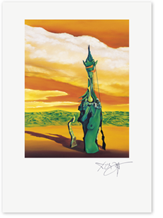 Link zum Kunstdruck Erich Kraft, Afrikanische Vorahnung