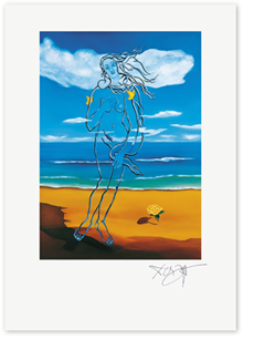 Link zum Kunstdruck Erich Kraft, Hommage an Botticelli