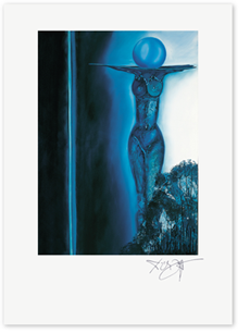 Link zum Kunstdruck Erich Kraft, Luna – Hommage an die Sterne