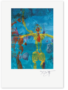 Link zum Kunstdruck Erich Kraft, „Print on“ – Karibische Eva II 