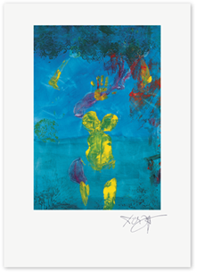 „Link zum Kunstdruck Erich Kraft, Print on“ – Karibische Eva I 