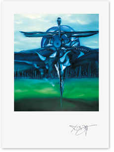 Link zum Kunstdruck Erich Kraft, Excalibur – Grünes Spanien I 