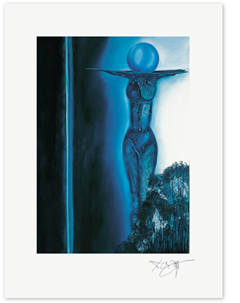 Link zum Kunstdruck Erich Kraft,  Luna – Hommage an die Sterne