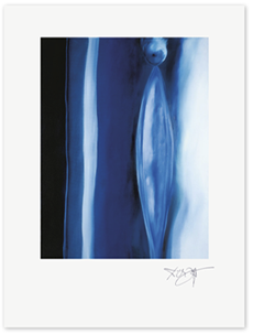 Link zum Kunstdruck Erich Kraft, Metamorphose I in Blau 
