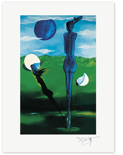 Link zum Kunstdruck Erich Kraft, Verdrehter Kreislauf der Vergänglichkeit