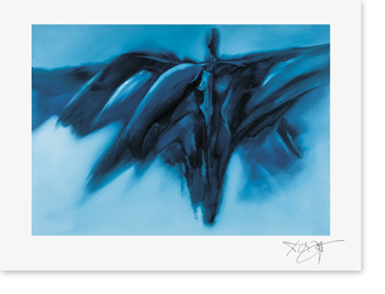 Bild: Kunstdruck Erich Kraft Vogelmetamorphose II