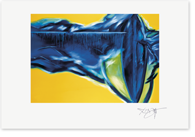 Bild: Kunstdruck von Erich Kraft, mit dem Titel Energiespektakel III