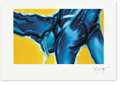 Bild: Kunstdruck von Erich Kraft, mit dem Titel Energiespektakel II