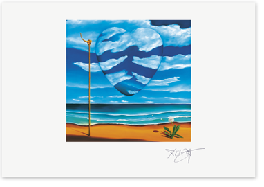 Bild: Kunstdruck von Erich Kraft, mit dem Titel Energiespektakel III