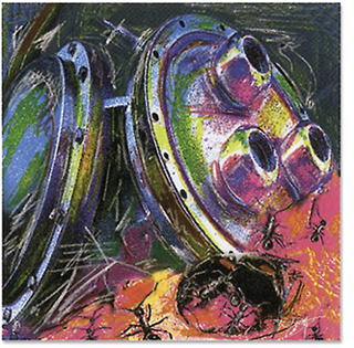 Link zum Bild: Kunstdruck auf Leinwand  mit dem Titel Natur und Synergie I