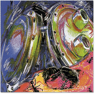 Link zum Bild: Kunstdruck auf Leinwand  mit dem Titel Natur und Synergie III