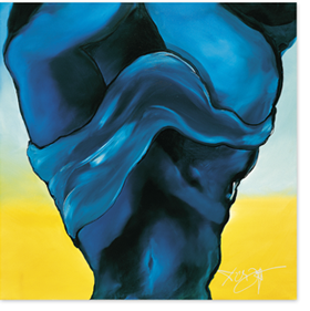 Link zum Bild: Kunstdruck auf Leinwand  mit dem Titel Omega