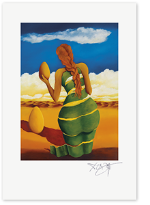 Link zum Kunstdruck Erich Kraft, Das Zwiegespräch