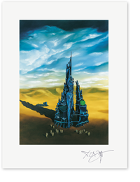 Link zu  Erich Kraft Kunstdruck Erneuter Versuch des Turmbaus zu Babel