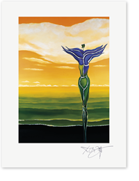 Link zu  Erich Kraft Kunstdruck: Lichtwechsel II