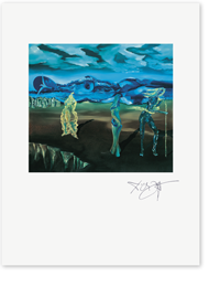 Link zu  Erich Kraft Kunstdruck: Lot´s Flucht