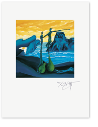 Link zu  Erich Kraft Kunstdruck Wasser dein Schweigen 