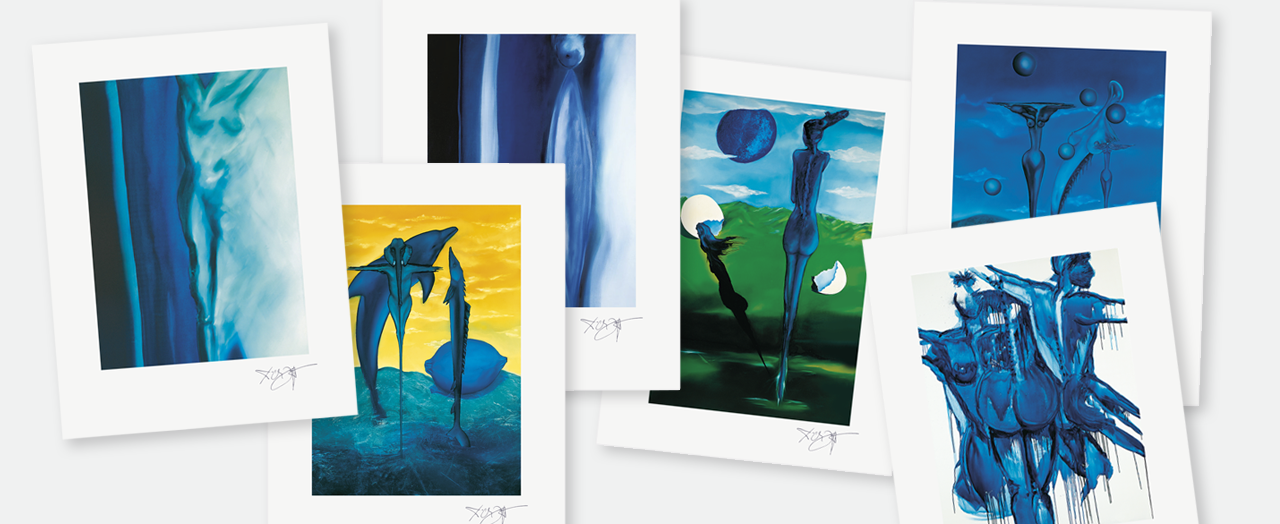 Bilderleiste zur Seite Limitierte Kunstdrucke von Erich Kraft im Papierformat 60x80 (BxH)