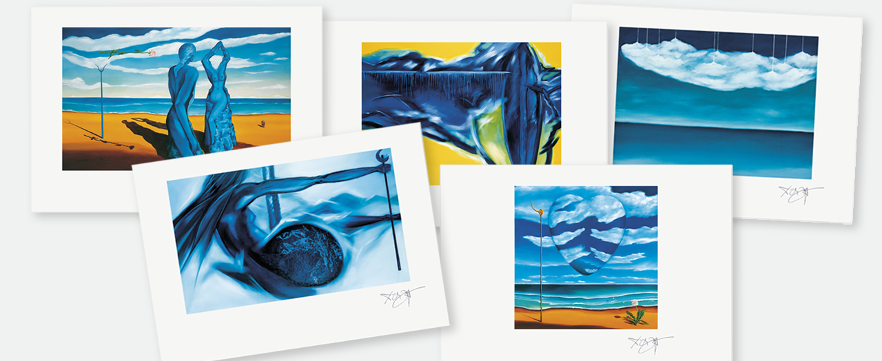 Bilderleiste zur Seite Limitierte Kunstdrucke von Erich Kraft im Papierformat 70x49,5 (BxH)