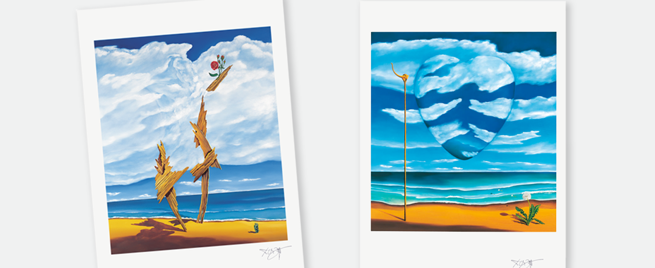 Bilderleiste zur Seite Limitierte Kunstdrucke von Erich Kraft im Format 70x99 cm (BxH)