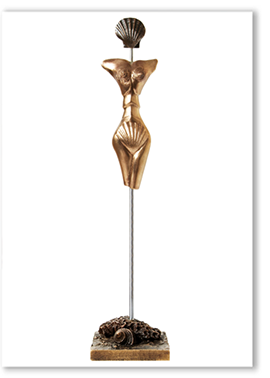 Abbildung: Erich Kraft, Hommage an das Meer, Bronzeskulptur von Erich Kraft